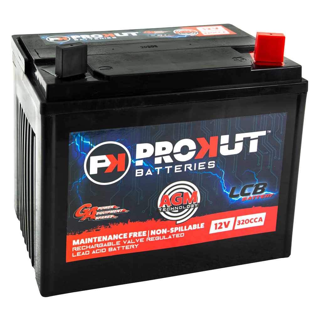 GA Spares TRACTOR ZTR BATTERY U1R MAINTENANCE FREE 320CCA