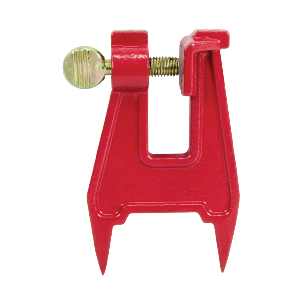 LOG VISE CLAM PACKED FOR RETAIL DISPLAY