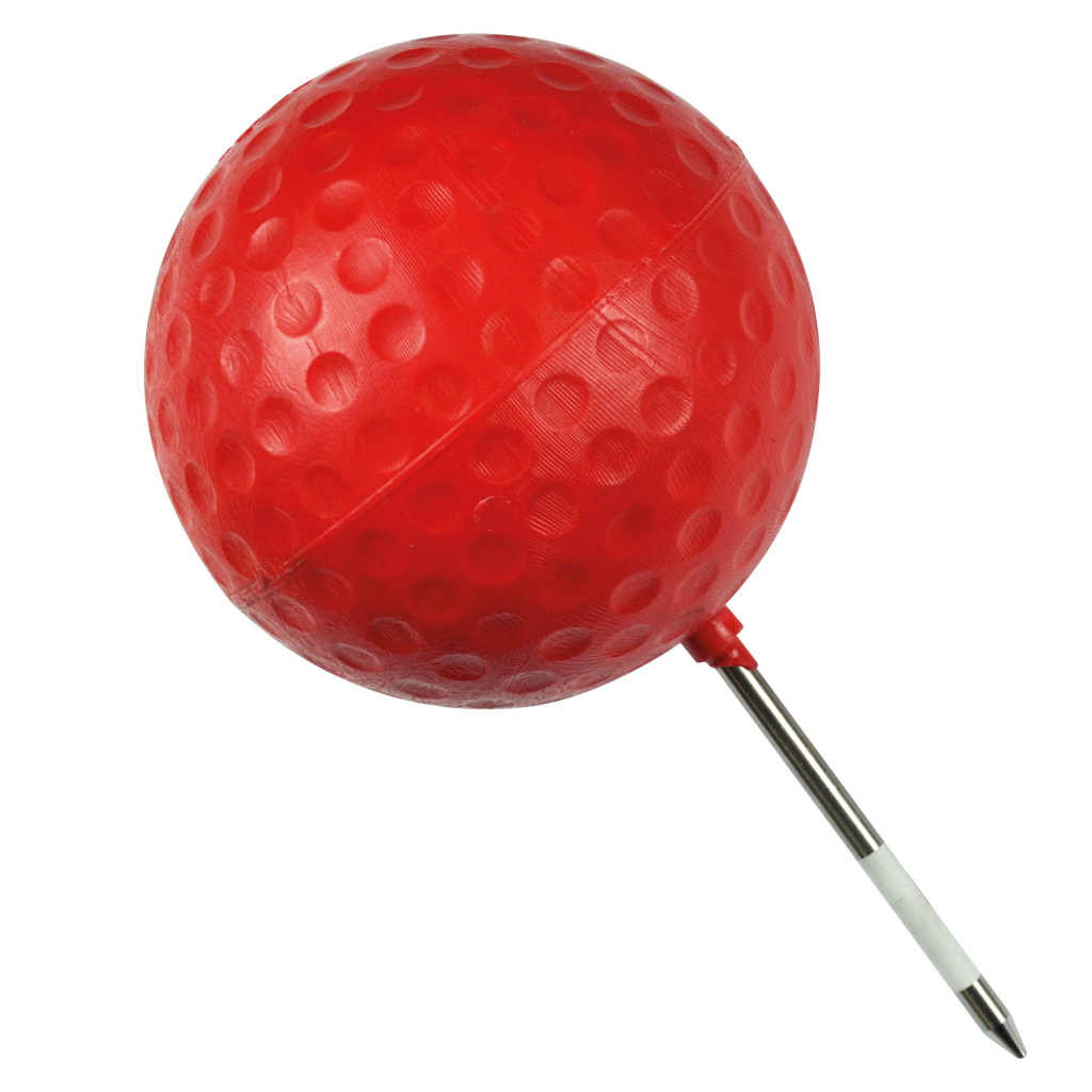 DIMPLED MARKER HOLLOW (RED)