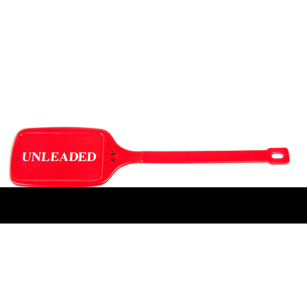 IDENTIFICATION & FUEL TAGS UNLEADED PLASTIC RED (10 PACK) PACK OF 10