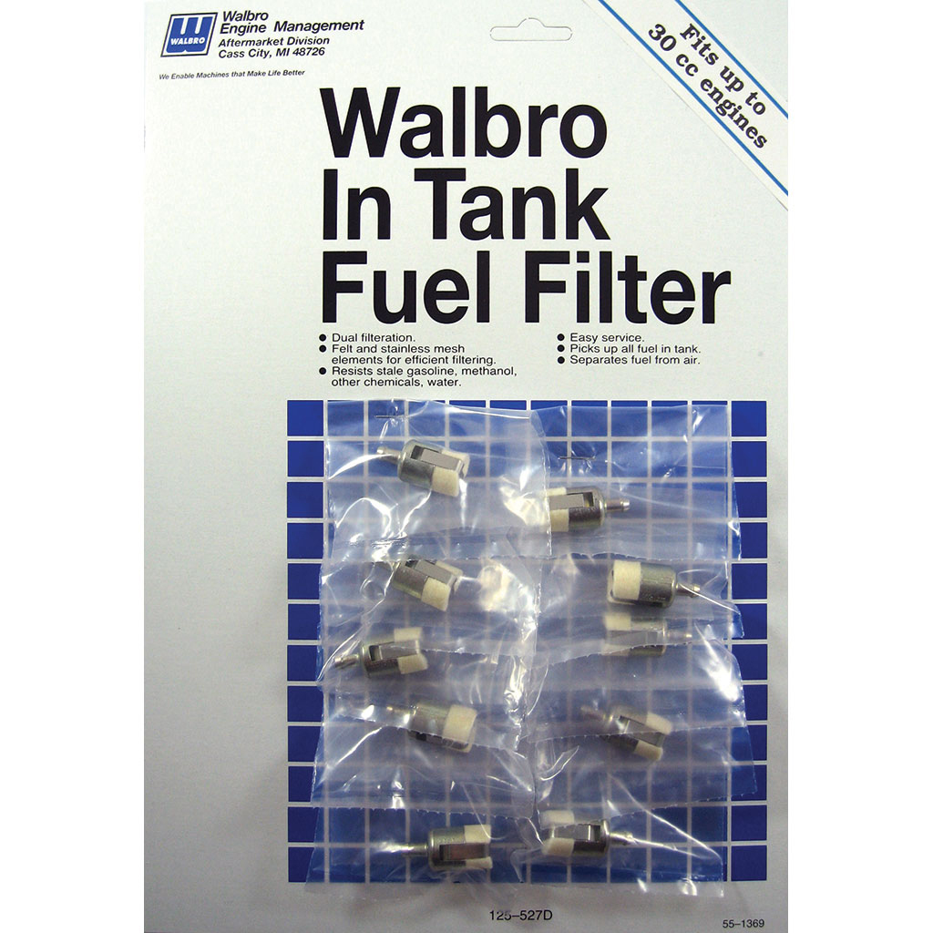 BOXED & CARDED GENUINE WALBRO SMALL IN TANK PICKUP FILTER 125-527-1