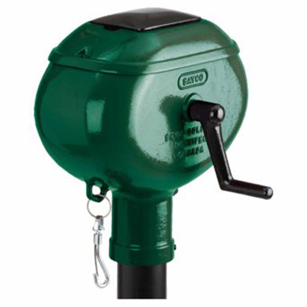 CRANK TYPE GOLF BALL WASHER (GREEN)