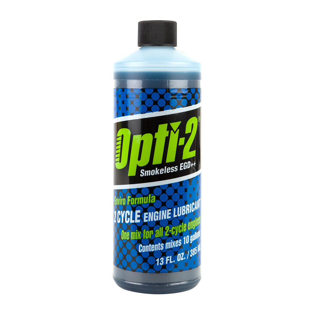 OPTI-2 TWO STROKE OIL 36L MIX BOTTLE 1 X 385ML BOTTLE