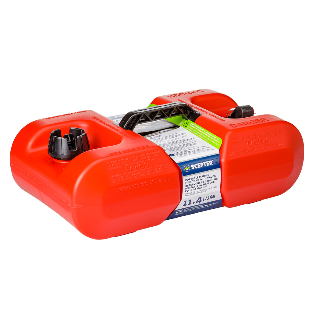 SCEPTER MARINE 11.4L LOW PROFILE UNDERSEAT PORTABLE FUEL TANK