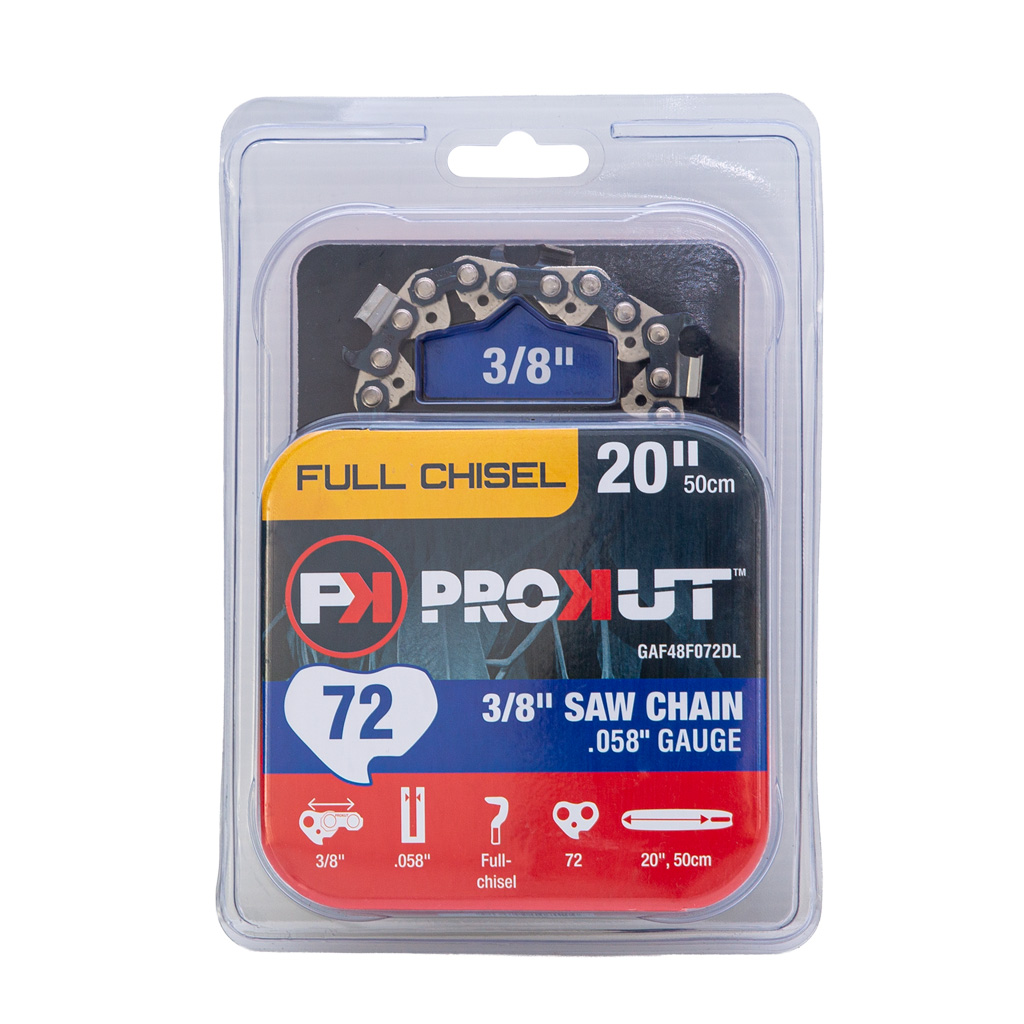 PROKUT LOOP OF CHAINSAW CHAIN 48F 3/8 PITCH .058 72DL