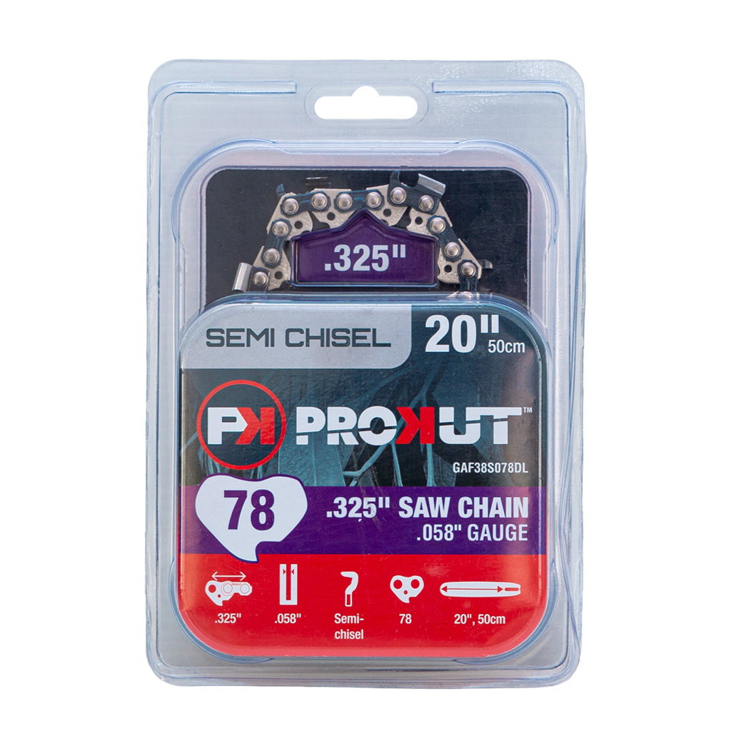 PROKUT LOOP OF CHAINSAW CHAIN 38S .325 PITCH .058 78DL