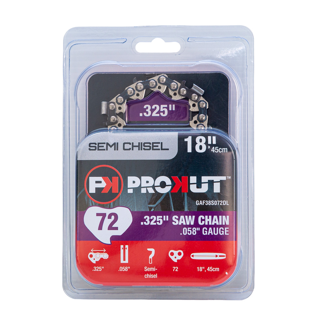 PROKUT LOOP OF CHAINSAW CHAIN 38S .325 PITCH .058 72DL